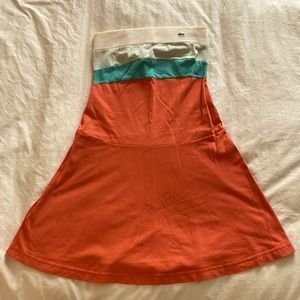 LaCoste orange tube dress size 34